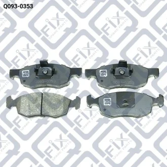 Колодки гальмівні передн.дискові Q-fix Q0930353