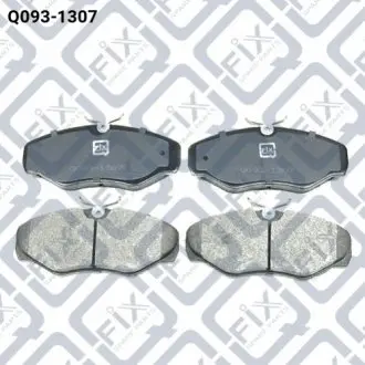 КОЛОДКИ ГАЛЬМІВНІ ПЕРЕДНІ ДИСКОВІ Q-fix Q0931307