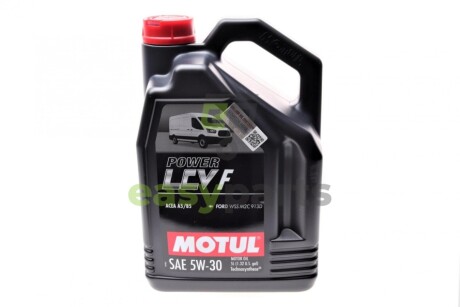 Олива 5W30 Power LCV F (5L) (ACEA A5/B5/API SL/CF/Ford WSS-M2C 913D) MOTUL 873251