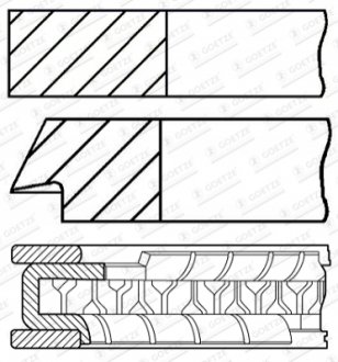 Прокладка корпусу турбокомпресора VOLVO 30750725