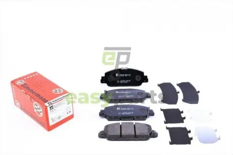 Колодки гальмівні (передні) Honda Accord IX/X 12-/HR-V 15- (Akebono) ZIMMERMANN 257921701