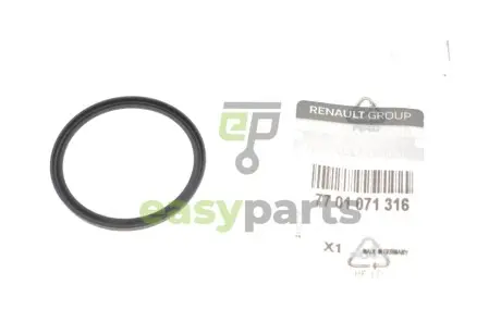 Кільце ущільнювальне патрубка інтеркулера Renault Trafic III/Megane IV/Scenic IV 1.6dCi 15- RENAULT / DACIA 7701071316