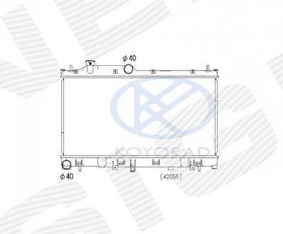 Радіатор SUBARU LEGACY, 14 - 17 Signeda RA606532Q (фото 1)