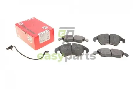 Колодки гальмівні (передні) Audi A4 07-18/A5 07-/Q5 13-17 (+датчик) (Lucas/TRW) ZIMMERMANN 247431903
