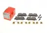 Колодки гальмівні (задні) Land Rover Discovery III/IV 04-18/Range Rover 02-13 (TRW) (з датчиком) ZIMMERMANN 241921752 (фото 2)