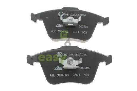 Колодки гальмівні (передні) Ford Focus/Mazda 3/Volvo C30/C70/S40/V50/Opel Vectra C 05-14/V40 12- ATE 13046072042