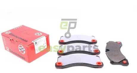 Колодки гальмівні (передні) Porsche Cayenne 07-/VW Touareg 02- (Brembo) ZIMMERMANN 245531601