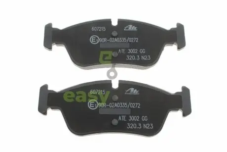 Колодки гальмівні (передні) BMW 1 (E81/E87) 03-13/3 (E46) 98-07/3 (E90-E93) 04-13 ATE 13046072152
