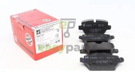 Колодки гальмівні (задні) BMW 3 (E90/E92) 04-11/1 (E81/82/87) 03-13 (Lucas-Girling) ZIMMERMANN 236231701