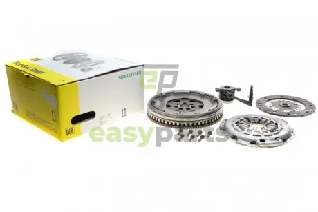 Демпфер + комплект зчеплення Nissan Qashqai/Renault Kangoo 1.5 dCi 08- K9K LuK 600019700