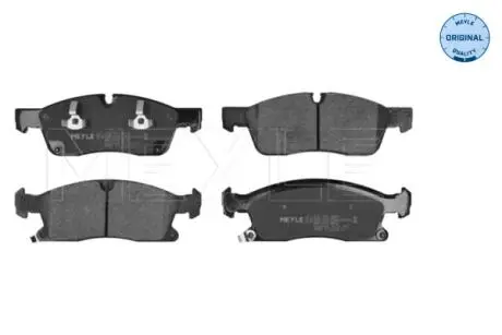 Колодки гальмівні (передні) Jeep Grand Cherokee IV 3.0-6.4 10- (194.6x64.1x19.2) MEYLE 0252519021