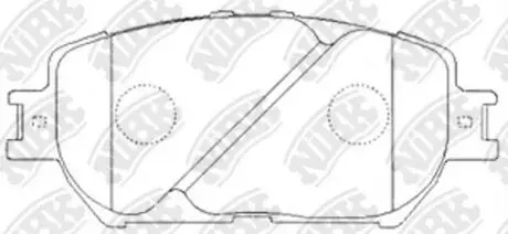 Колодки передние Camry V30 NiBK PN1479