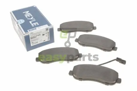 Колодки гальмівні (передні) Renault Master/Opel Movano 10- MEYLE 0252514718W
