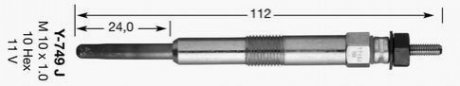 Свічка розжарення NGK Y749J