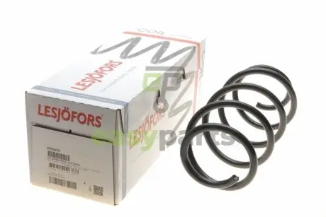 Пружина (передня) VW Golf V/VI/Skoda Octavia 1.4TSI/1.6TDI/1.8TSI 07-13 (унив/накл.з.ч)/Jetta 05- LESJOFORS 4095079