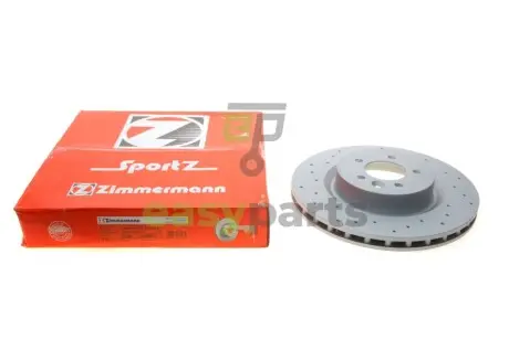 Диск гальмівний (передній) Land Rover Discovery IV 09-/Range Rover Sport 05-13 (360x30) ZIMMERMANN 450520252