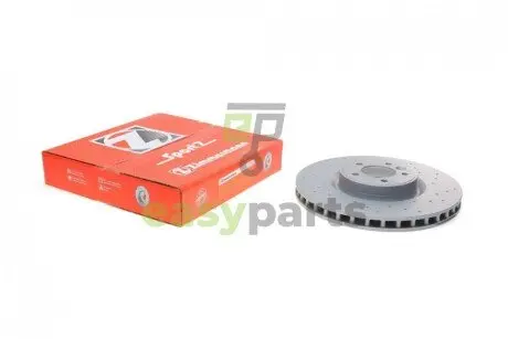 Диск гальмівний (передній) Land Rover Range Rover 2.0-5.0D 09- (380x34) (з покриттям) (вентильований) ZIMMERMANN 450521252
