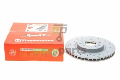 Диск гальмівний (передній) Nissan Qashqai II/X-trail 13-/ Renault Kadjar 13- (296x26) ZIMMERMANN 200253452