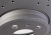 Диск гальмівний (передній) Audi A4/A5 07- (314х25) (з покриттям) (з отвором) (вентильований) ZIMMERMANN 100333052 (фото 3)