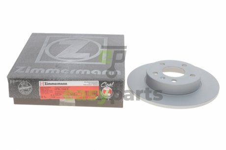 Диск гальмівний (задній) Opel Combo 1.7 04- (264x10) (з покриттям) (повний) ZIMMERMANN 430148520