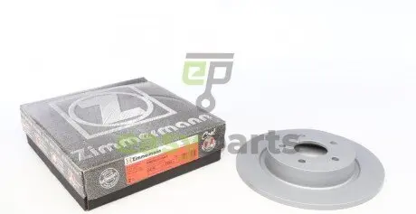 Диск гальмівний (задній) Ford C-max/Focus II/Volvo C30/C70/S40/V50 06-12/V40 12-(280x11)(з покриттям) ZIMMERMANN 250135420