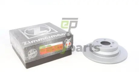 Диск гальмівний (задній) MB E-class (W211/W212/S211/S212) 02- (300x10 (з покриттям) (повний) ZIMMERMANN 400362120