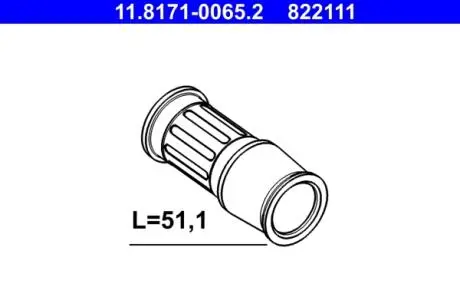 Демпферна втулка ATE 11817100652 (фото 1)