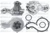 Водяний насос T4/Caddy II/Golf II/III/Passat B3/B4 1.9D/TD/1.6-2.0 (підсилений підшипник) DOLZ A151RS (фото 1)