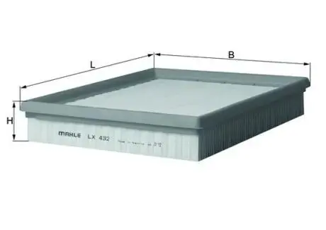 Фильтр воздушный MAHLE / KNECHT LX432