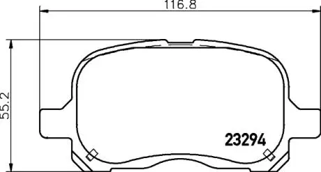 Комплект тормозных колодок, дисковый тормоз PAGID T1229