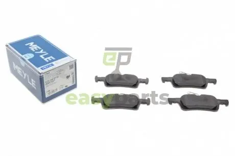 Колодки гальмівні (задні) Ford Fiesta 1.0 EcoBoost 17-/Peugeot 308 1.6 HDi 14- MEYLE 0252280714