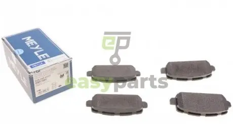 Колодки гальмівні (задні) Honda HR-V 1.5/1.8 16V 14-/Accord 3.5 12-(к-кт) MEYLE 0252594717