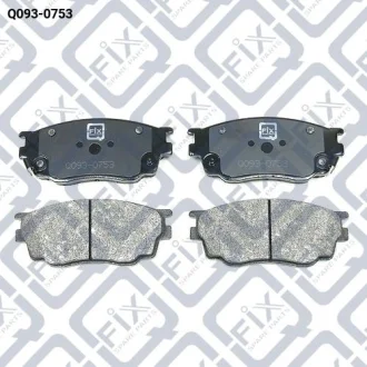Колодки гальмівні передн.дискові Q-fix Q0930753
