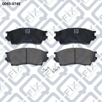 КОЛОДКИ ТОРМОЗНЫЕ ПЕРЕДНИЕ ДИСКОВЫЕ Q-fix Q0930745