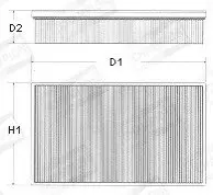 Фільтр повітряний CHAMPION U541606
