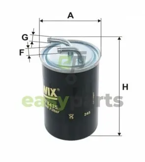 Фільтр паливний Mitsubishi Lancer VIII/ Outlander II 2.0 DI-D 07- WIX FILTERS WF8435