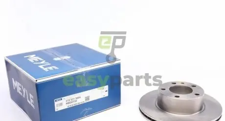 Диск гальмівний (передній) BMW 5 (E28) 1.8-2.8/2.4d 81-87 (284x22) MEYLE 3155213004