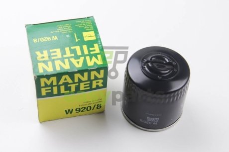Фільтр масляний VW Caddy II 1.9 D 96-00/Polo 1.7-1.9SDI 94-01 MANN W9208 (фото 1)