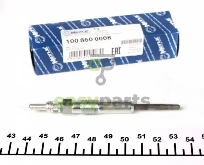 Свічка розжарювання VW T5/Crafter (7V) (M10x1mm) MEYLE 1008600008