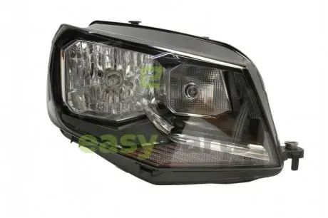 VW фара основна галоген з лампами з мотором H4 W21/5W прав.Caddy IV 15- HELLA 1ED012286021