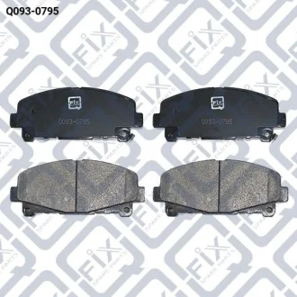 Колодки гальмівні передн.дискові Q-fix Q0930795