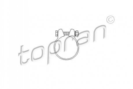 З'єднувальні елементи, система випуску TOPRAN / HANS PRIES 103024 (фото 1)