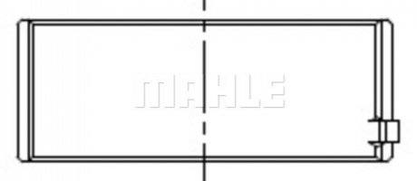 Вкладыши шатунные (1шея) 0.25 MB M906 / OM 900/902/904/906/907/924/926 MAHLE / KNECHT 001 PL 21330 025
