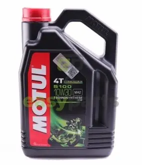 Олива моторна 5100 4T 10W-30, 4л. MOTUL 836641 / 104063