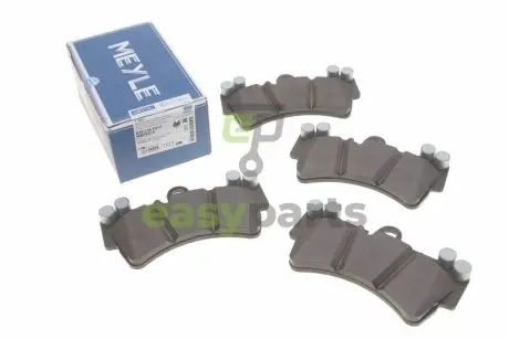 Колодки гальмівні (передні) Audi Q7/ Porsche Cayenne/VW Touareg 02-10 (Brembo) (190.2x106.5x16.5) MEYLE 025 236 9317