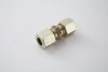 Соединитель прямой 12x12 пластиковых трубок с гайками PE AUTOMOTIVE 076.003-00A (фото 1)