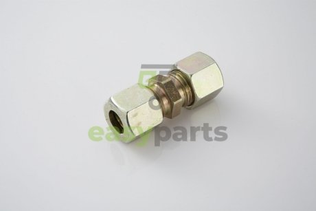 Соединитель прямой 12x12 пластиковых трубок с гайками PE AUTOMOTIVE 076.003-00A