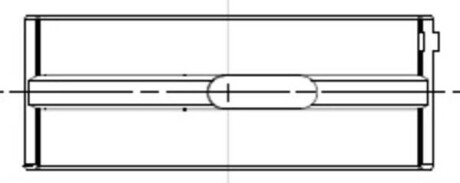 Вкладыши коренные STD (1 шея) DAF MX300/340/375/265 MAHLE / KNECHT 213 HL 21652 000 (фото 1)