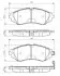 Комплект тормозных колодок, дисковый тормоз BOSCH 0986495059 (фото 1)