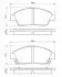 Колодки гальмівні (передні) Honda Civic V/VI/VII 91-05/CRX III 92-98 BOSCH 0986461759 (фото 7)